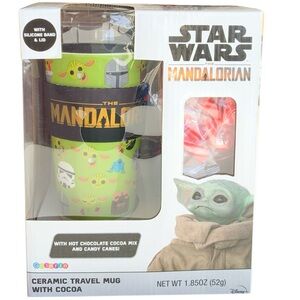 NEW STAR WARS Mandalorian Ceramic Travel Mug 12oz